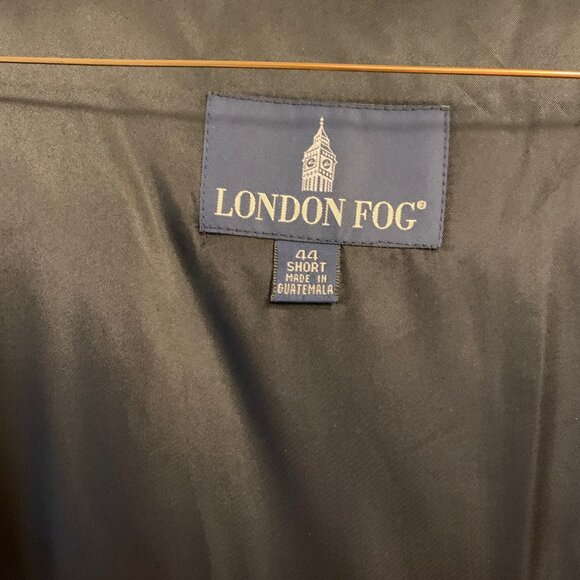 EUC LONDON FOG Men's Durham Rain Coat with Zip-Out Body 44 Short - Picture 13 of 14